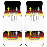Custom Germany Football Car Mats Die Mannschaft Championship Titles World and Euro - Wonder Print Shop