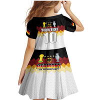 Custom Germany Football Family Matching Mermaid Dress and Hawaiian Shirt Die Mannschaft Championship Titles World and Euro - Wonder Print Shop