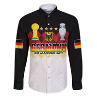 Custom Germany Football Family Matching Mermaid Dress and Hawaiian Shirt Die Mannschaft Championship Titles World and Euro - Wonder Print Shop
