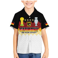 Custom Germany Football Family Matching Mermaid Dress and Hawaiian Shirt Die Mannschaft Championship Titles World and Euro - Wonder Print Shop