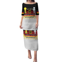 Custom Germany Football Family Matching Puletasi and Hawaiian Shirt Die Mannschaft Championship Titles World and Euro - Wonder Print Shop