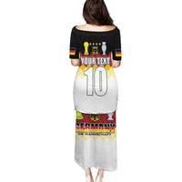 Custom Germany Football Family Matching Puletasi and Hawaiian Shirt Die Mannschaft Championship Titles World and Euro - Wonder Print Shop