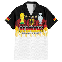 Custom Germany Football Family Matching Short Sleeve Bodycon Dress and Hawaiian Shirt Die Mannschaft Championship Titles World and Euro - Wonder Print Shop