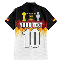 Custom Germany Football Family Matching Summer Maxi Dress and Hawaiian Shirt Die Mannschaft Championship Titles World and Euro - Wonder Print Shop