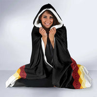 Custom Germany Football Hooded Blanket Die Mannschaft Championship Titles World and Euro