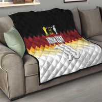 Custom Germany Football Quilt Die Mannschaft Championship Titles World and Euro - Wonder Print Shop