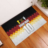 Custom Germany Football Rubber Doormat Die Mannschaft Championship Titles World and Euro - Wonder Print Shop