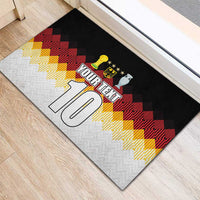 Custom Germany Football Rubber Doormat Die Mannschaft Championship Titles World and Euro - Wonder Print Shop