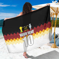 Custom Germany Football Sarong Die Mannschaft Championship Titles World and Euro - Wonder Print Shop