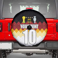 Custom Germany Football Spare Tire Cover Die Mannschaft Championship Titles World and Euro - Wonder Print Shop