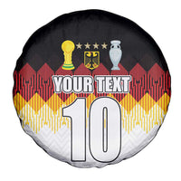 Custom Germany Football Spare Tire Cover Die Mannschaft Championship Titles World and Euro - Wonder Print Shop