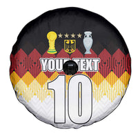 Custom Germany Football Spare Tire Cover Die Mannschaft Championship Titles World and Euro - Wonder Print Shop