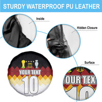 Custom Germany Football Spare Tire Cover Die Mannschaft Championship Titles World and Euro - Wonder Print Shop