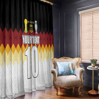 Custom Germany Football Window Curtain Die Mannschaft Championship Titles World and Euro - Wonder Print Shop