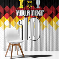 Custom Germany Football Window Curtain Die Mannschaft Championship Titles World and Euro - Wonder Print Shop