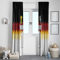Custom Germany Football Window Curtain Die Mannschaft Championship Titles World and Euro - Wonder Print Shop