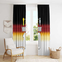 Custom Germany Football Window Curtain Die Mannschaft Championship Titles World and Euro - Wonder Print Shop