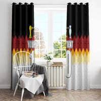 Custom Germany Football Window Curtain Die Mannschaft Championship Titles World and Euro - Wonder Print Shop