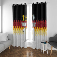 Custom Germany Football Window Curtain Die Mannschaft Championship Titles World and Euro - Wonder Print Shop