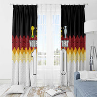 Custom Germany Football Window Curtain Die Mannschaft Championship Titles World and Euro - Wonder Print Shop