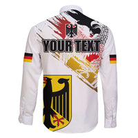 Personalised Germany Seal and Eagle Grunge Flag Family Matching Tank Maxi Dress and Hawaiian Shirt - Wonder Print Shop