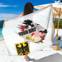 Personalised Germany Seal and Eagle Grunge Flag Sarong - Wonder Print Shop