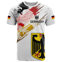 Personalised Germany Seal and Eagle Grunge Flag T Shirt - Wonder Print Shop