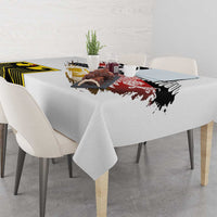 Personalised Germany Seal and Eagle Grunge Flag Tablecloth - Wonder Print Shop