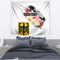 Personalised Germany Seal and Eagle Grunge Flag Tapestry - Wonder Print Shop