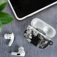 Japanese Irezumi and Hawaiian Polynesian Art Tattoo AirPods Case Black Color - Wonder Print Shop