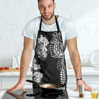 Japanese Irezumi and Hawaiian Polynesian Art Tattoo Apron Black Color - Wonder Print Shop