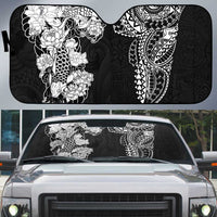 Japanese Irezumi and Hawaiian Polynesian Art Tattoo Auto Sun Shade Black Color - Wonder Print Shop