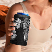Japanese Irezumi and Hawaiian Polynesian Art Tattoo 4 in 1 Can Cooler Tumbler Black Color - Wonder Print Shop