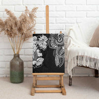 Japanese Irezumi and Hawaiian Polynesian Art Tattoo Canvas Wall Art Black Color - Wonder Print Shop