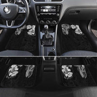 Japanese Irezumi and Hawaiian Polynesian Art Tattoo Car Mats Black Color - Wonder Print Shop