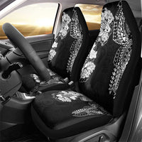 Japanese Irezumi and Hawaiian Polynesian Art Tattoo Car Seat Cover Black Color - Wonder Print Shop