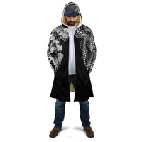 Japanese Irezumi and Hawaiian Polynesian Art Tattoo Cloak Black Color - Wonder Print Shop