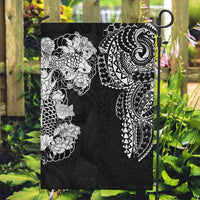 Japanese Irezumi and Hawaiian Polynesian Art Tattoo Garden Flag Black Color - Wonder Print Shop