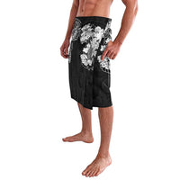 Japanese Irezumi and Hawaiian Polynesian Art Tattoo Lavalava Black Color - Wonder Print Shop
