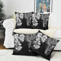 Japanese Irezumi and Hawaiian Polynesian Art Tattoo Pillow Cover Black Color - Wonder Print Shop