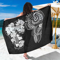 Japanese Irezumi and Hawaiian Polynesian Art Tattoo Sarong Black Color - Wonder Print Shop