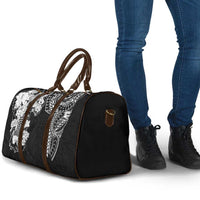 Japanese Irezumi and Hawaiian Polynesian Art Tattoo Travel Bag Black Color - Wonder Print Shop