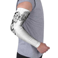 Japanese Irezumi and Hawaiian Polynesian Art Tattoo Arm Sleeves White Color - Wonder Print Shop
