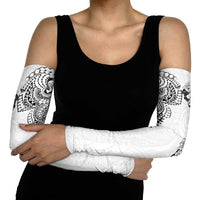 Japanese Irezumi and Hawaiian Polynesian Art Tattoo Arm Sleeves White Color - Wonder Print Shop