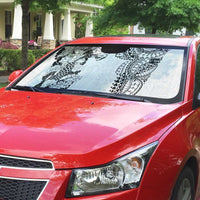 Japanese Irezumi and Hawaiian Polynesian Art Tattoo Auto Sun Shade White Color - Wonder Print Shop