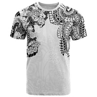 Japanese Irezumi and Hawaiian Polynesian Art Tattoo T Shirt White Color - Wonder Print Shop