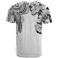 Japanese Irezumi and Hawaiian Polynesian Art Tattoo T Shirt White Color - Wonder Print Shop