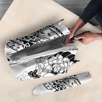 Japanese Irezumi and Hawaiian Polynesian Art Tattoo Umbrella White Color - Wonder Print Shop