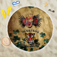 The Irishman-Notorious Beach Blanket Old School Tattoos and Shamrocks Grunge Style