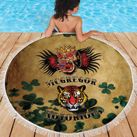 The Irishman-Notorious Beach Blanket Old School Tattoos and Shamrocks Grunge Style